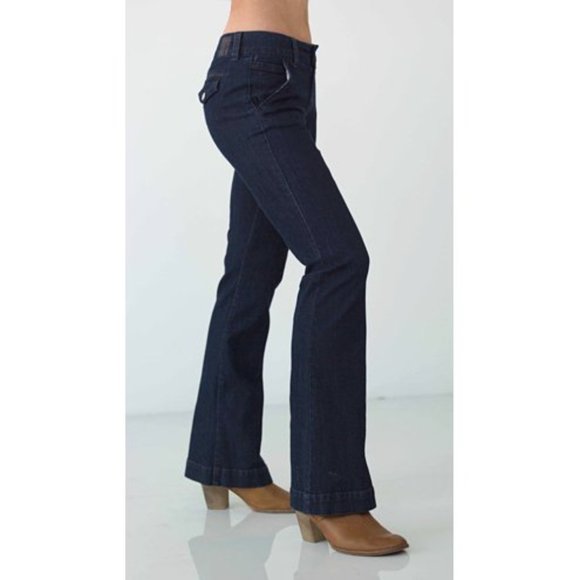 !It Denim Milano Trouser Modern Rise Flare Jeans - Picture 2 of 4